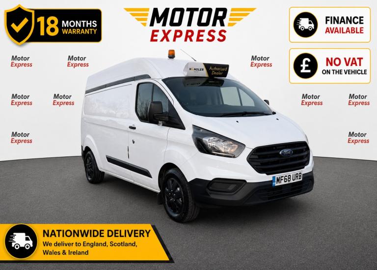2018 Ford Transit Custom 2.0 TDCi 130ps High Roof Van PANEL VAN Diesel Manual