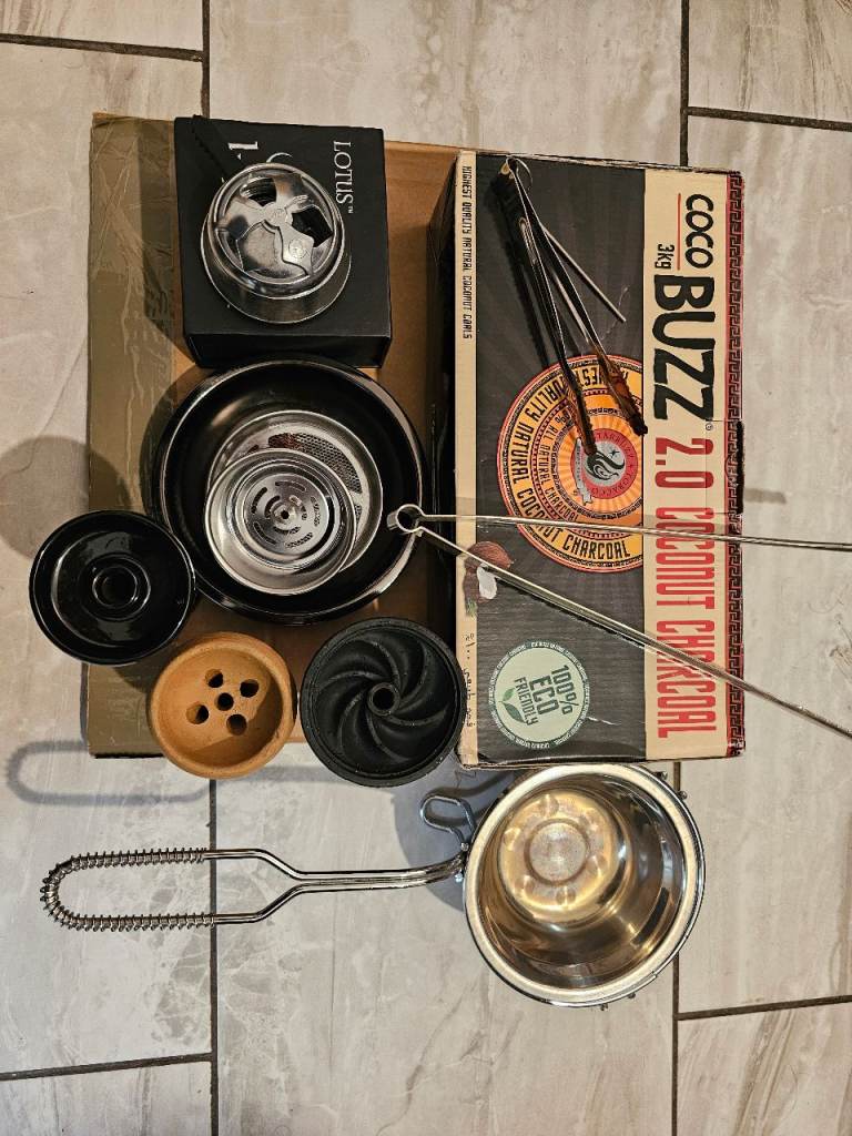 Glass Shisha/Hookah LED lights + Accessories