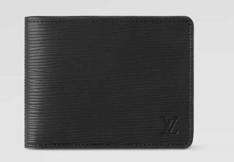 Louis Vuitton Portefeuille M60662 black EPI folding wallet