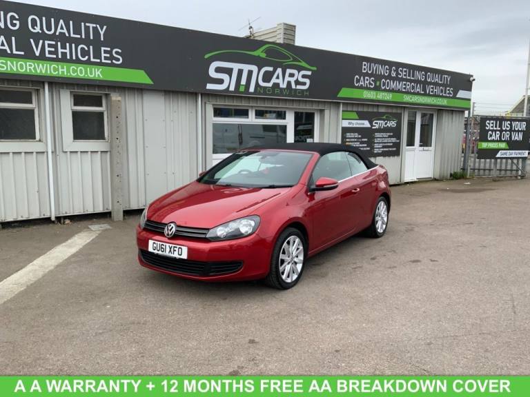 2011 Volkswagen Golf 1.6 TDI BlueMotion Tech SE Cabriolet 2dr Diesel Manual Euro 5 (s/s) (105 ps ...