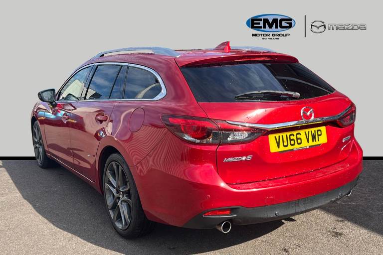  Mazda 6 2.2 Skyactiv D Sport Nav Estate 5dr Diesel Auto Euro 6 s/s 175 Ps