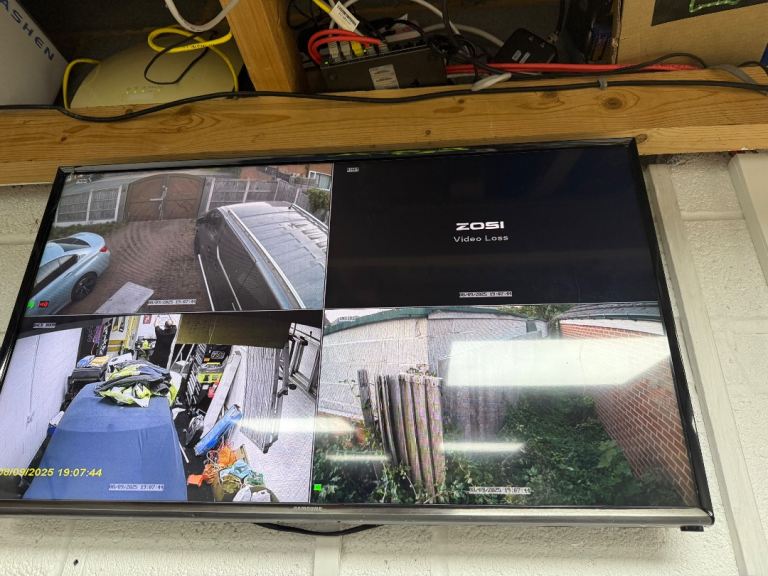 CCTV 4 Channel BNC Connection ZOSI 