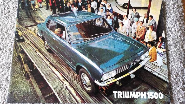 Vintage Triumph 1500 Car Brochure / Magazine Advert