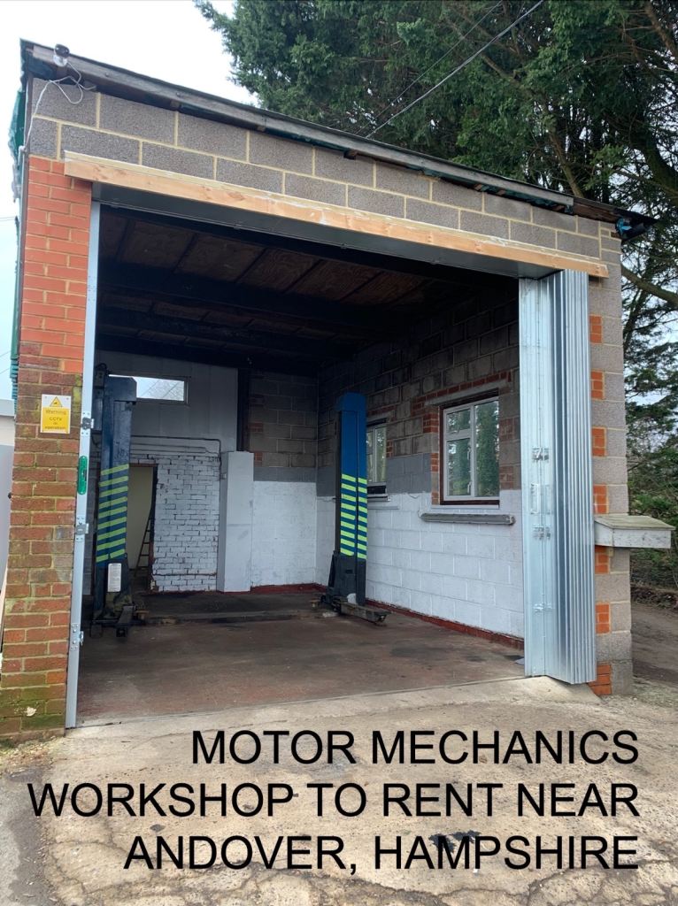 MOTOR MECHANICS WORKSHOP TO RENT NEAR ANDOVER.
