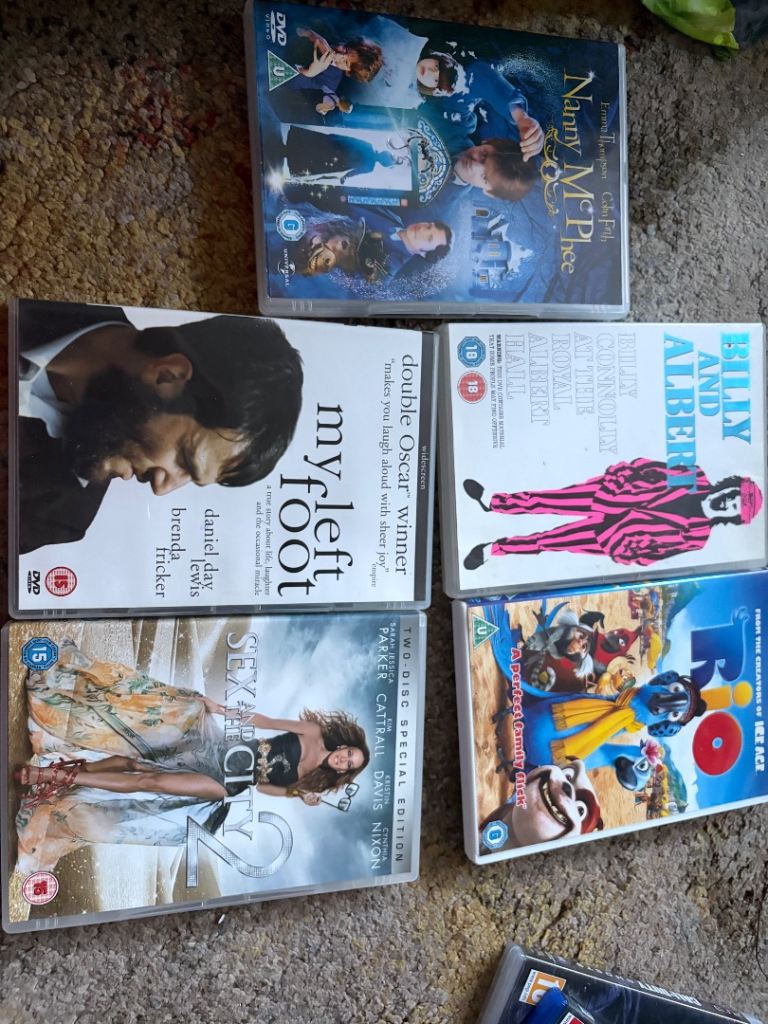 DVD collection and DVD player 