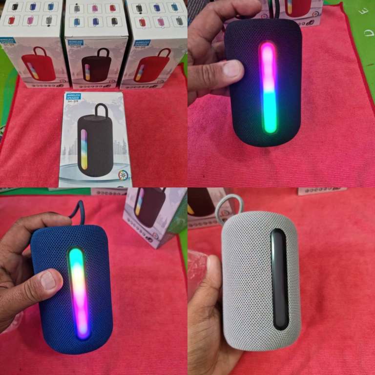 BLUETOOTH SPEAKER PORTABLE SIZE,  HEAVY DUTY INBUILT BATTERY, LED, USB, TF,  AMAZING SOUND