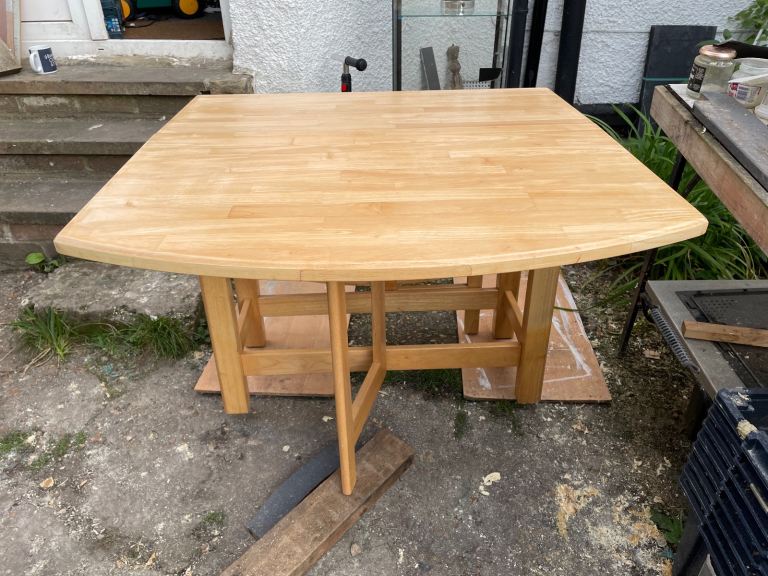 Marks & Spencer Home  - Drop Leaf Oak Wooden Table 