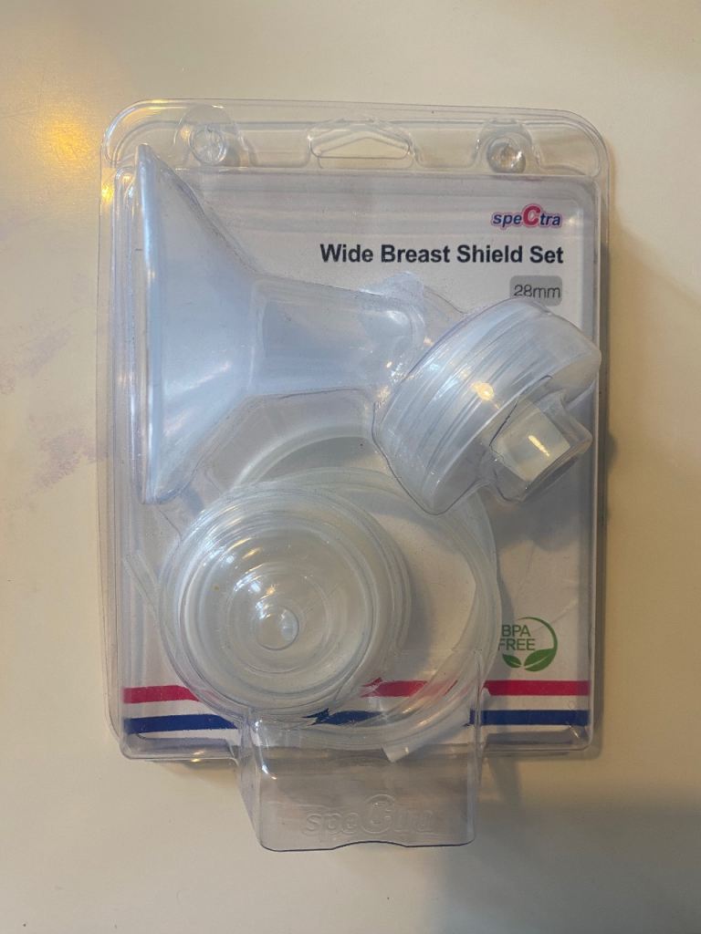 Spectra breast pump shield flange set 28mm