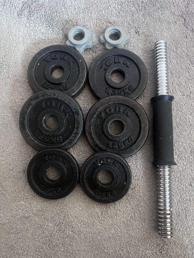 2 Sets of Gym Training Weights 6Kg
