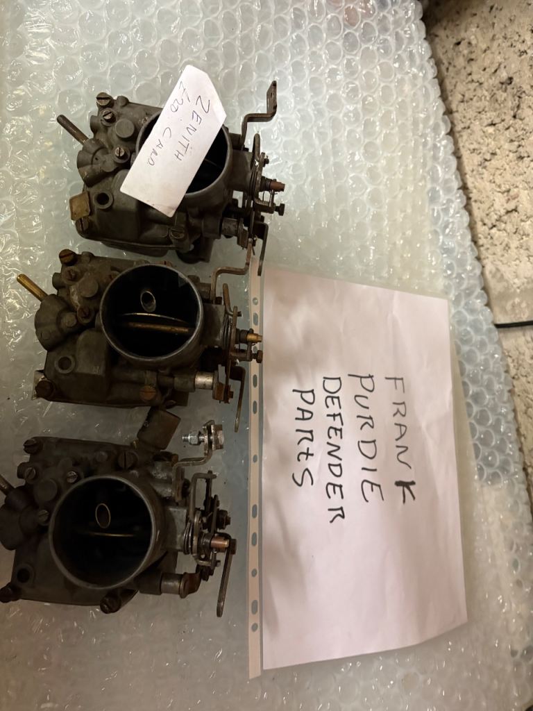 2 Land Rover zenith carburetors 