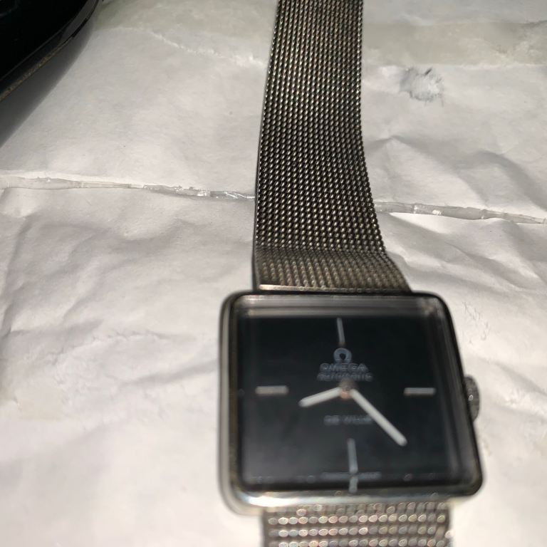 Omega De Ville 511.444 Silver Square Automatic Women’s Watch 