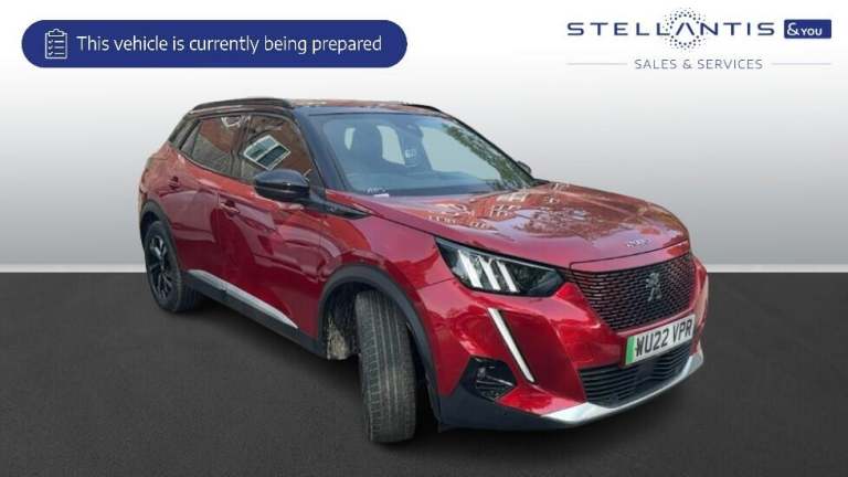 2022 Peugeot 2008 50kWh GT SUV 5dr Electric Auto (7kW Charger) (136 ps) SUV Electric Automatic