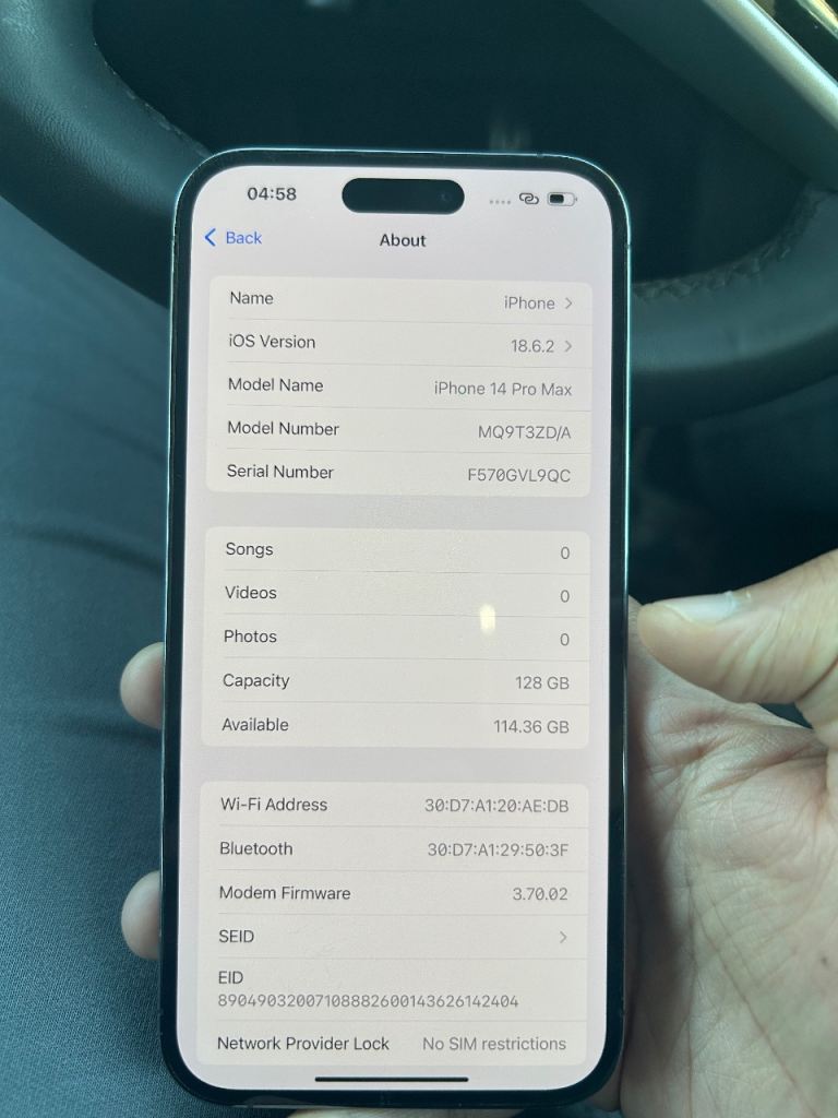 iPhone 14 Pro Max 128gb (Unlocked)