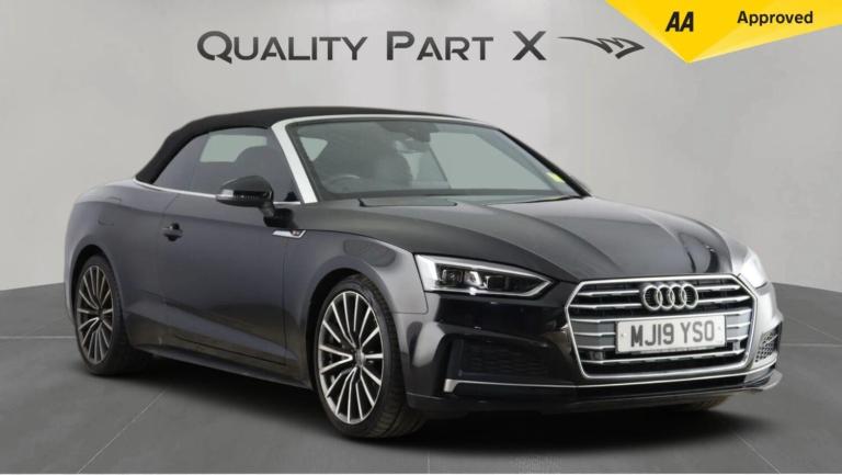 2019 Audi A5 Cabriolet 2.0 TDI 40 S line S Tronic Euro 6 (s/s) 2dr CONVERTIBLE Diesel Automatic