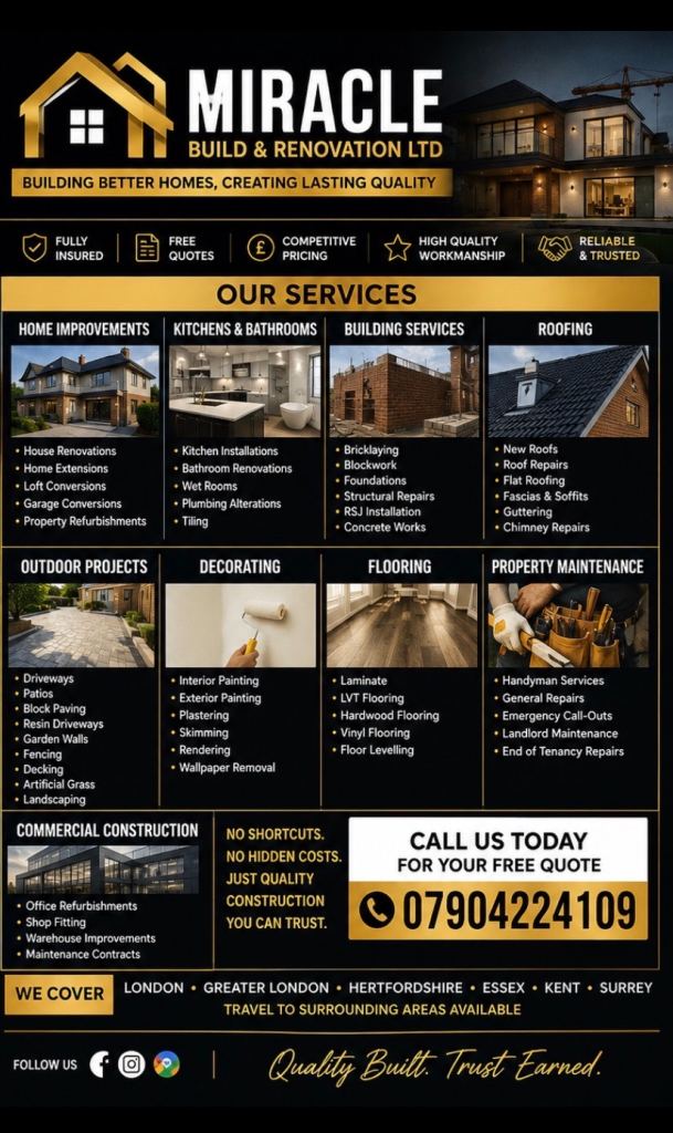 Miracle build & renovations Ltd
