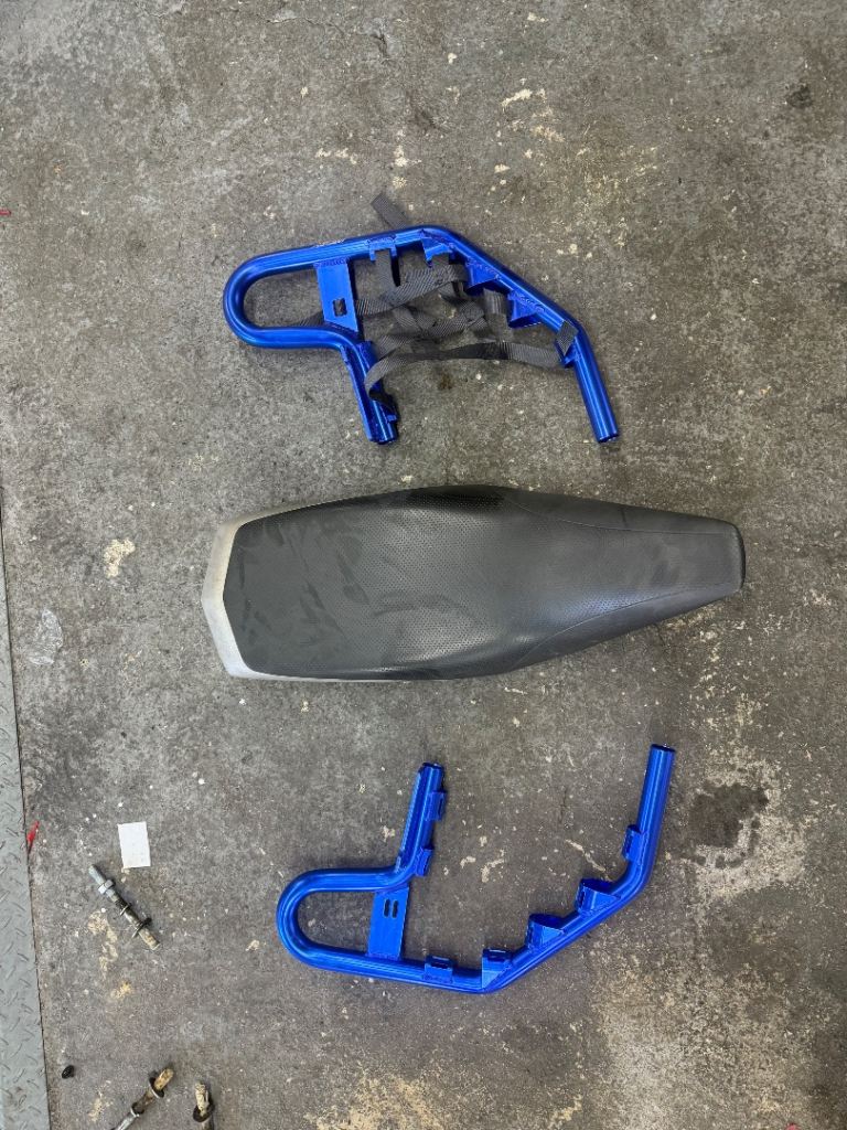 Raptor 660 seat and nerf bars 