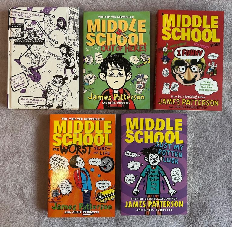 Middle School books - James Patterson