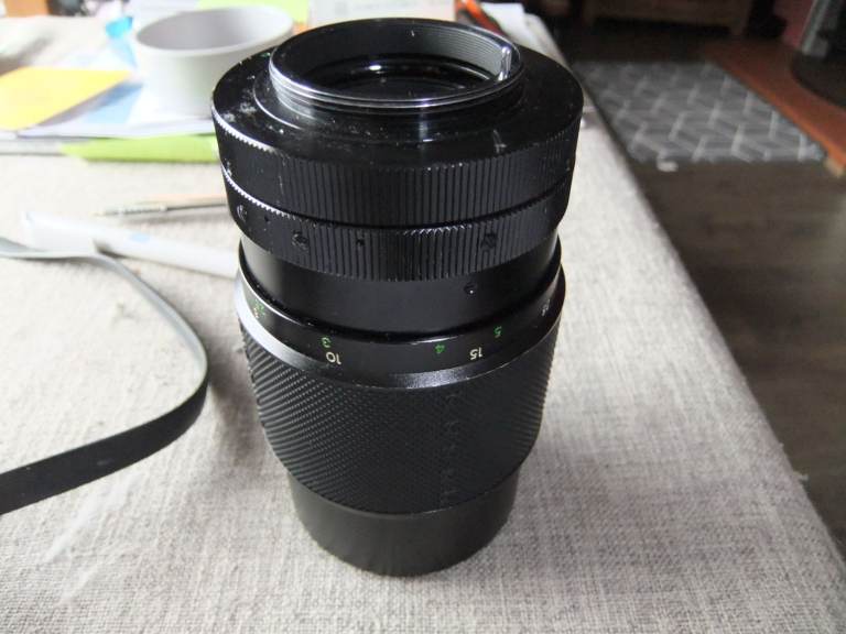 Vintage Camera Lens Sigma-Z Multi-Coated 1:2.8 F=135mm Pantel 216190 f/2.8 and Case