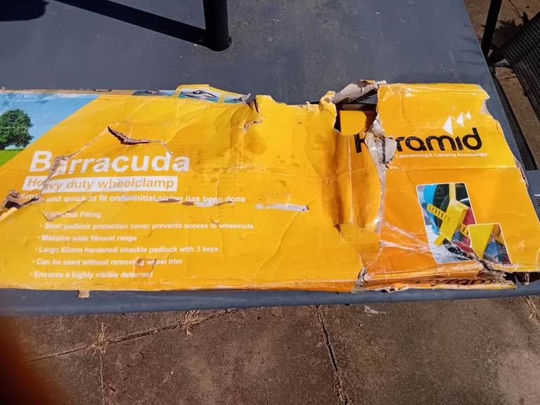 Pyramid Barracuda Heavy Duty Wheel Clamp