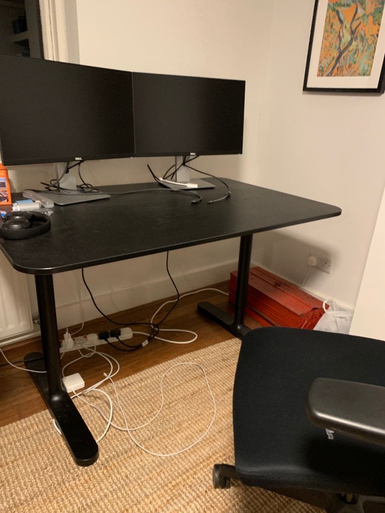 2 x IKEA Bekant desk 120 x 80 cm