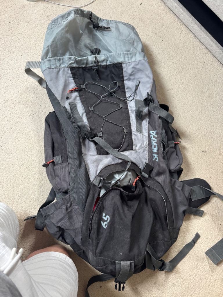 65L backpack 
