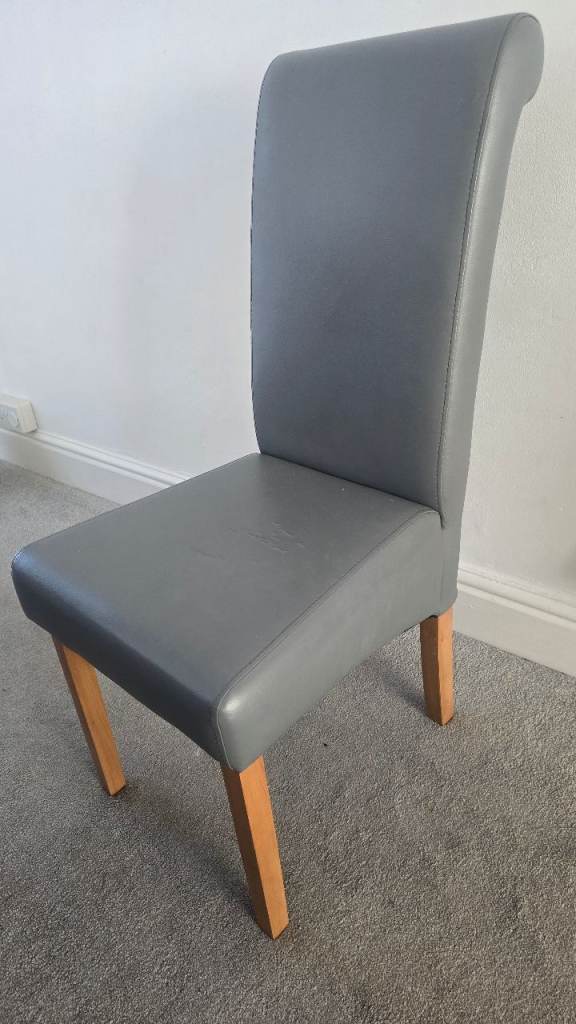 Dining Chairs 6 Faux Leather