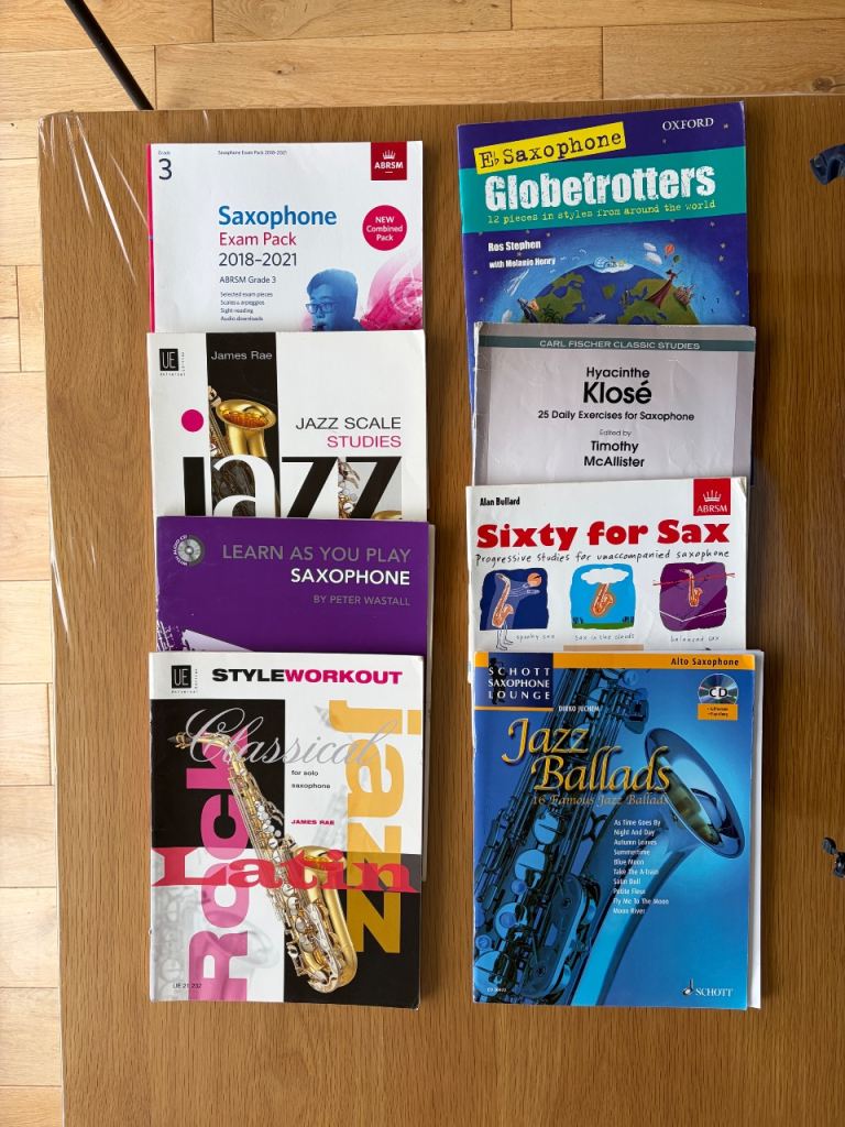 Alto Saxophone music books