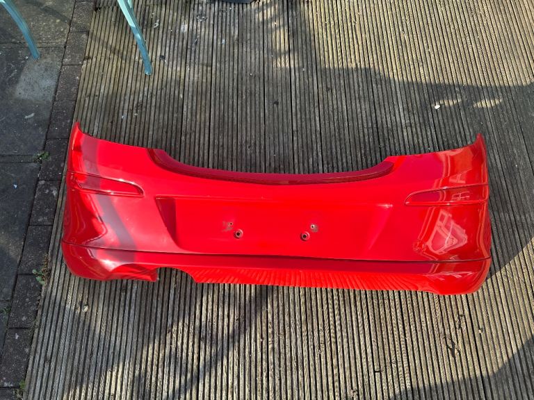 2010-2014 MK3 D FACELIFT VAUXHALL CORSA REAR BUMPER FLAME RED Z547 3 DOOR