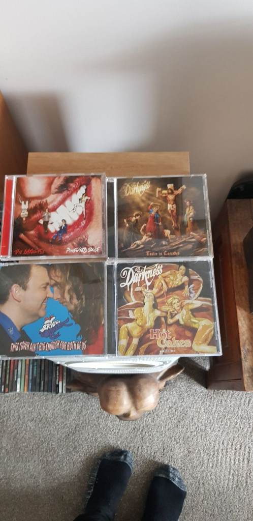 3 × darkness cds +justine hawkins rare brittish whale sigle 