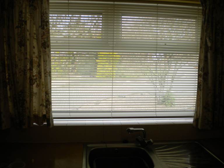 FLORAL CURTAINS WITH PLASTIC TRACK BARGAIN