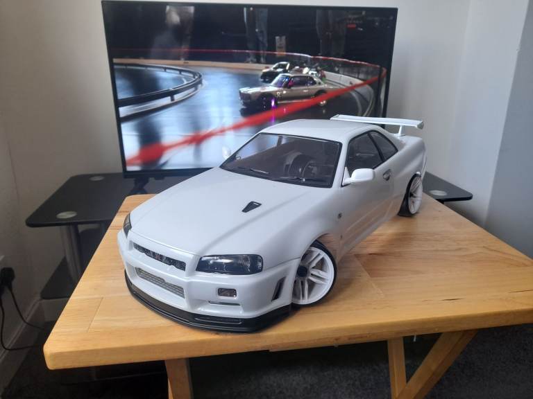 Sakura D5 RR Ver 2.0 1/10 scale Drfit RWD and Killerbody Nissan Skyline GTR