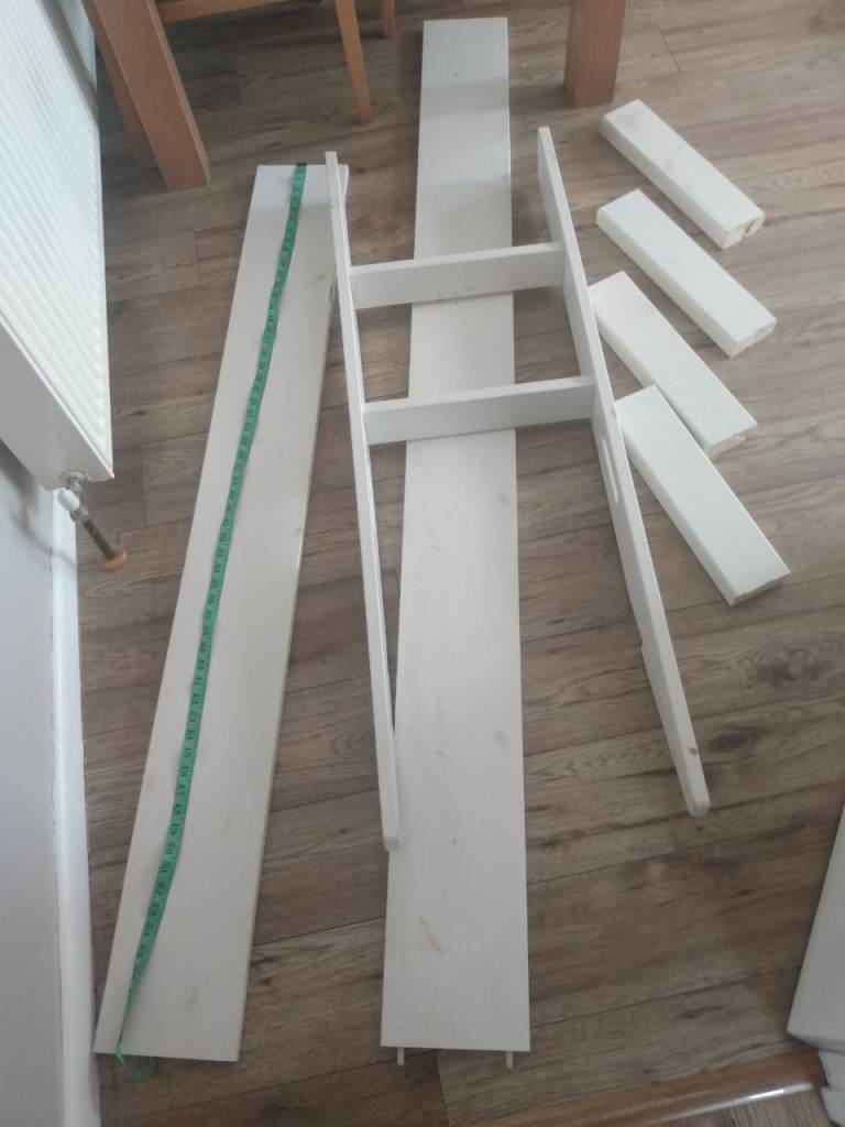 White Wooden Parts