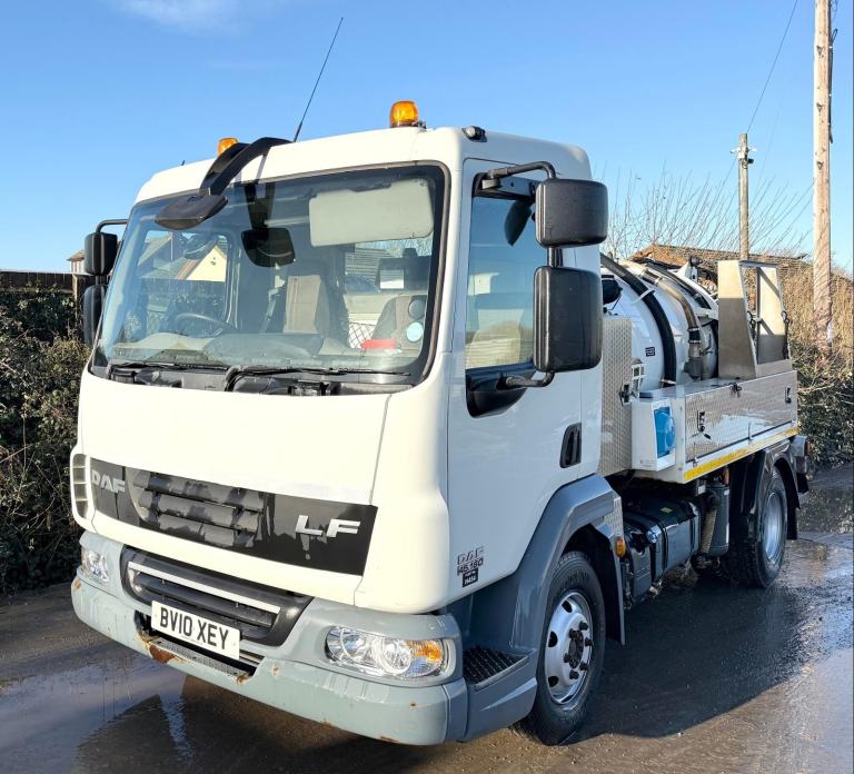 2010 DAF LF45.160 ALLAN FULLER VACUUM TANKER TIPPER JETTER EEV 68,000 MILES