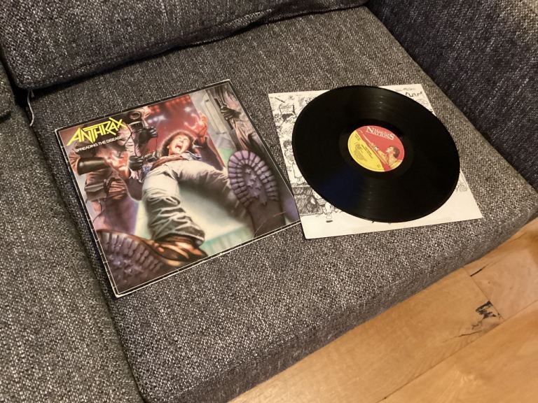Anthrax - Spreading the Disease LP record 
