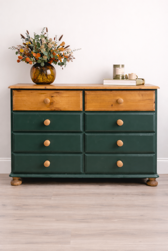Solid wood sideboard chest of drawers