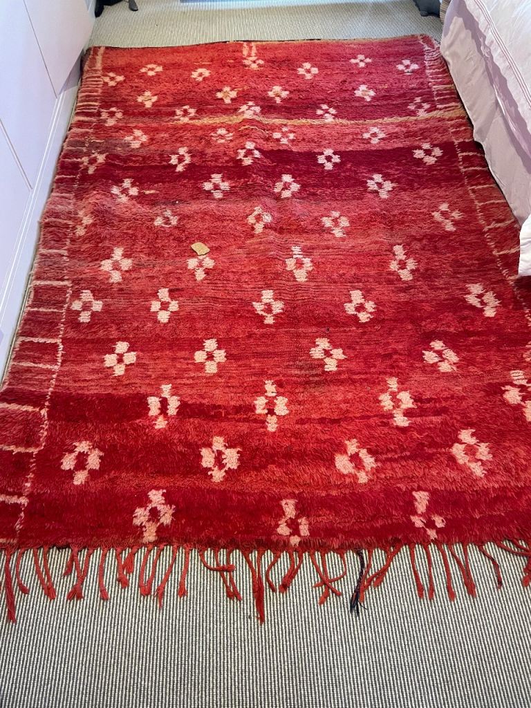 Vintage Moroccan Berber rug