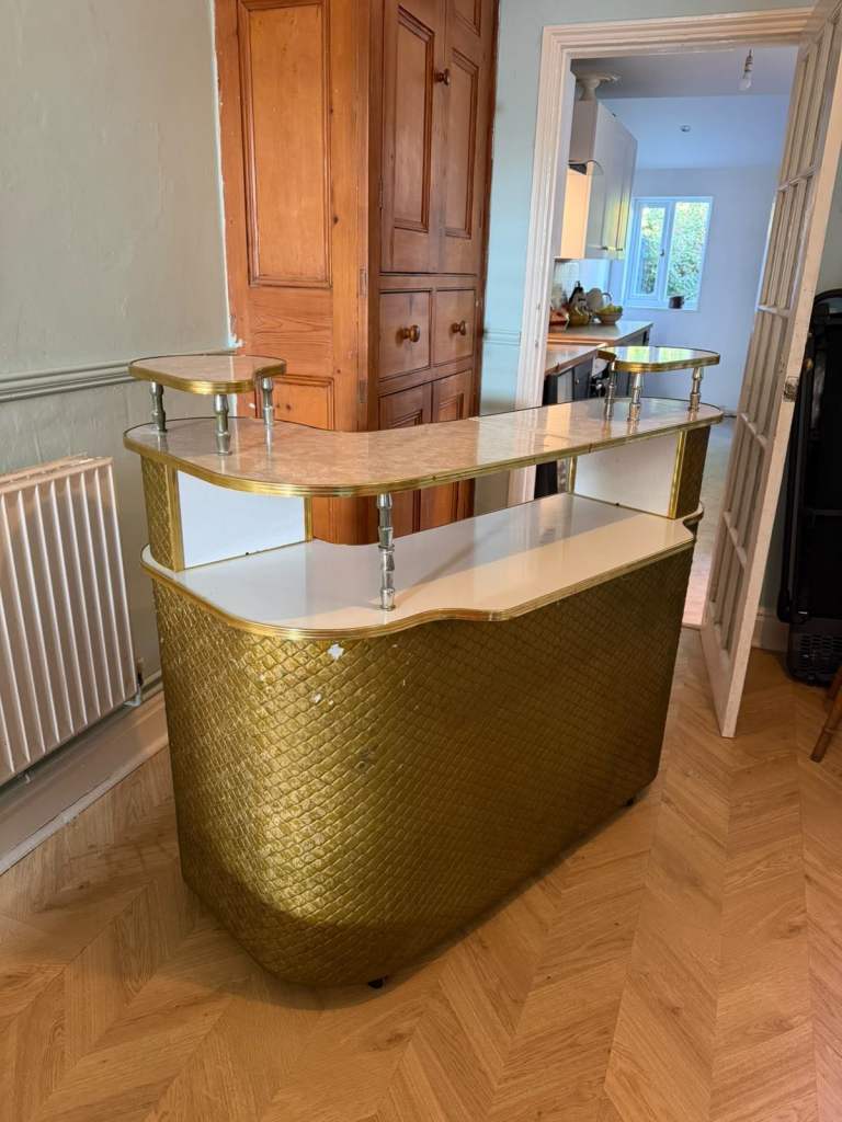Vintage Mid Century Cocktail Bar 