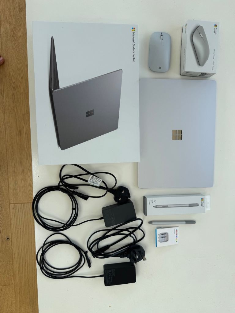 Microsoft Surface Laptop with Mouse and Pen