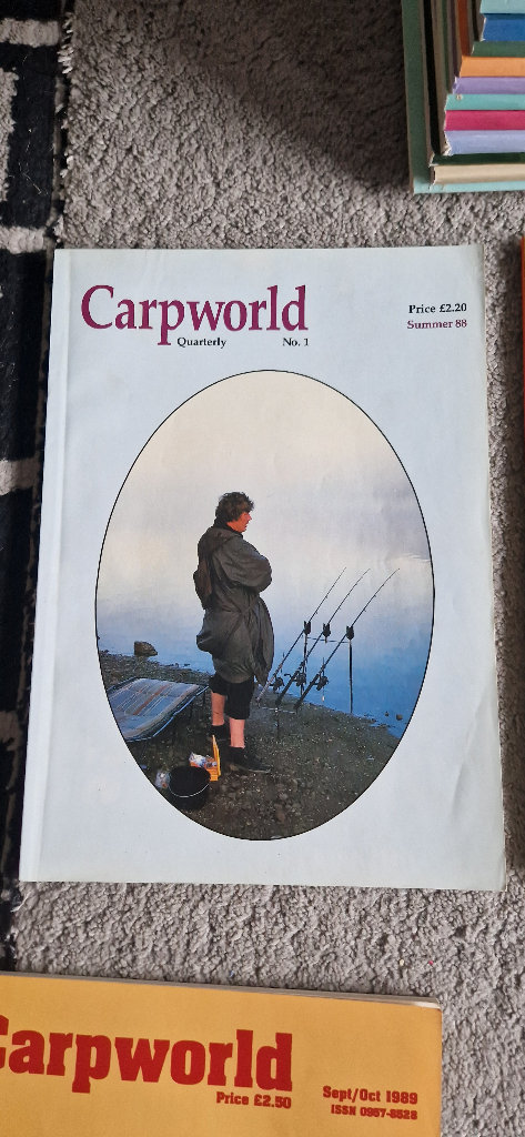 Carp fishings magazines. Very rare Carpworld 1988