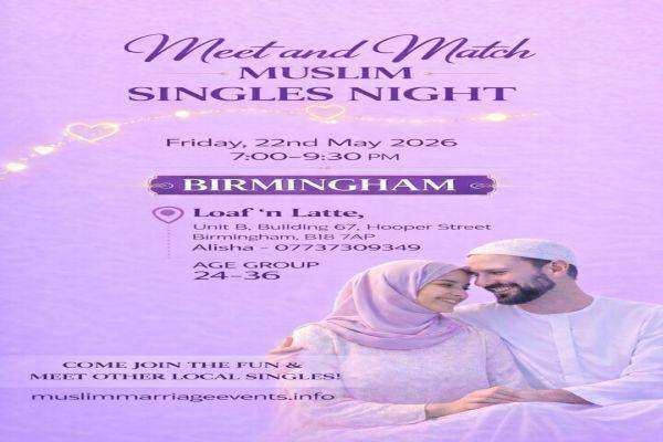 Meet and Match Muslim Singles Night