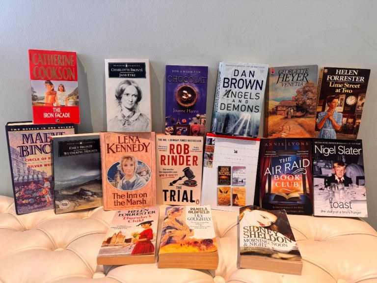 Job Lot of Assorted Fiction Books - 16pcs