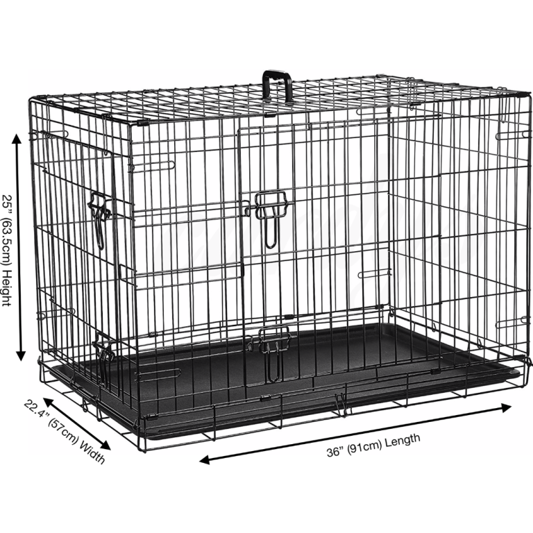 Metal Dog or Puppy Pet Crate / Carrier - Medium size