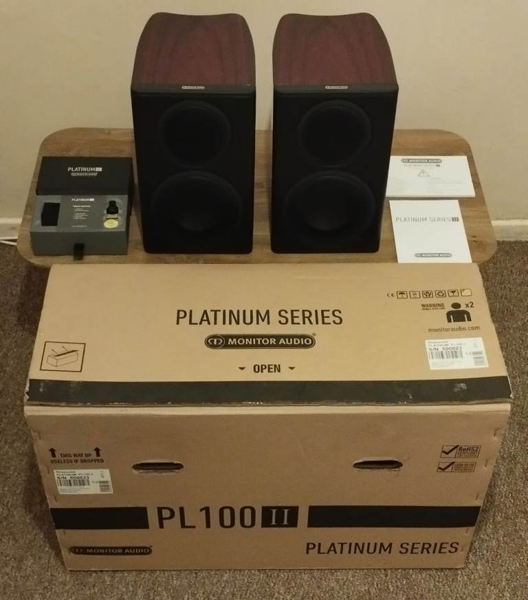 High-End Speakers, Monitor Audio Platinum PL100 II (Including Custom Stands)