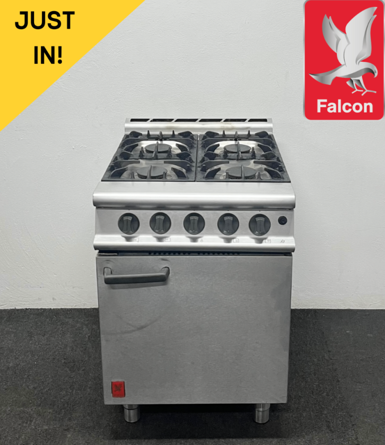 PROFIT NOW, BUY LATER! - Used Falcon Dominator 4 Ring Cooker & Oven – Natural Gas
