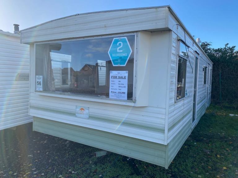 Cheap 2 Bed Static Caravan for Private Land, Farm Accommodation, Self Build