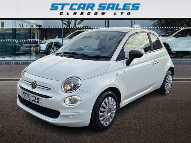 2016 Fiat 500 1.2 Pop Hatchback 3dr Petrol Manual Euro 6 (s/s) (69 bhp) Petrol
