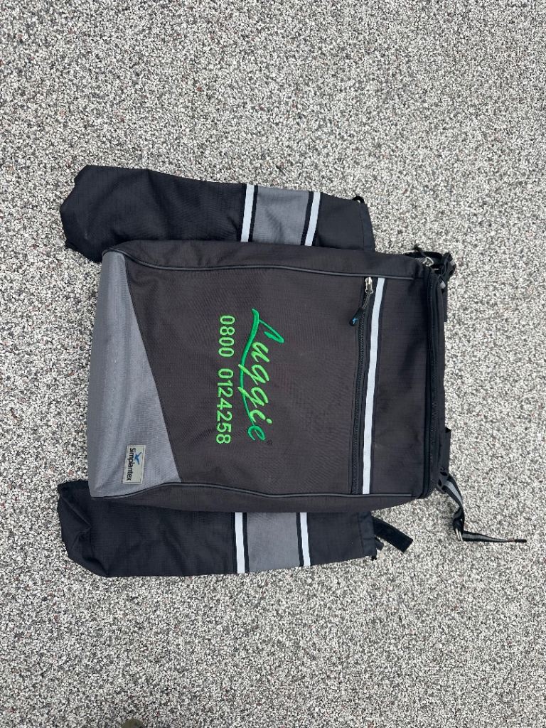 Luggie Mobility Scooter Backpack with Stick Holders