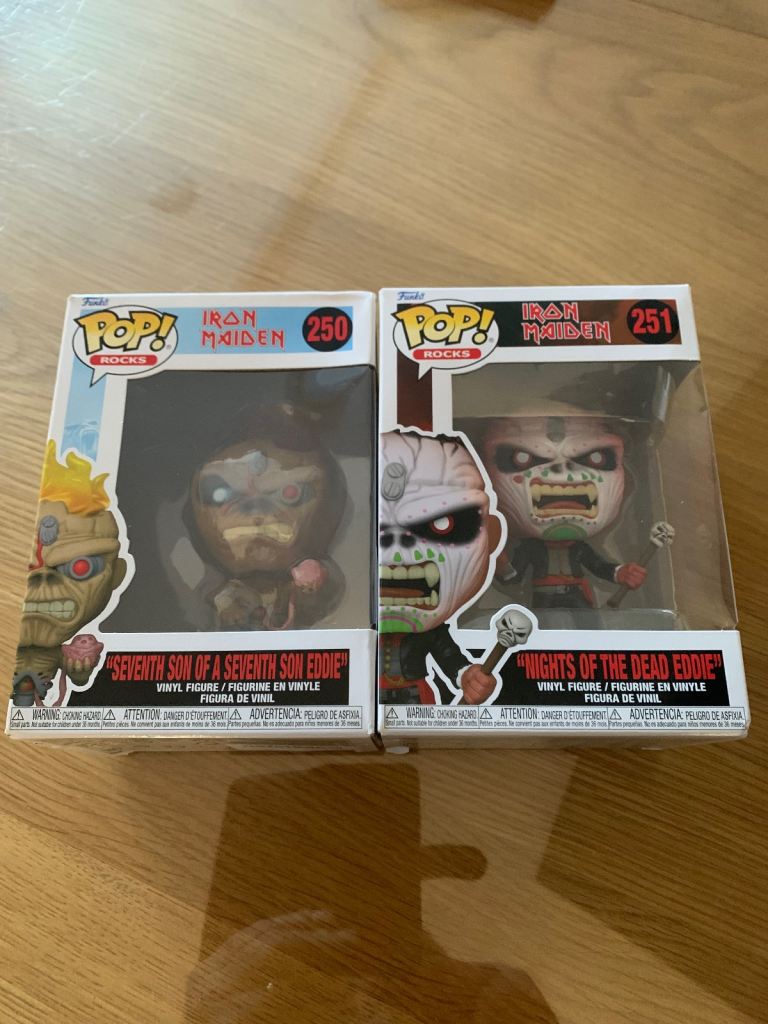 Iron maiden Funko pops 