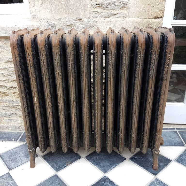 Pair of original Victorian cast iron Radiators