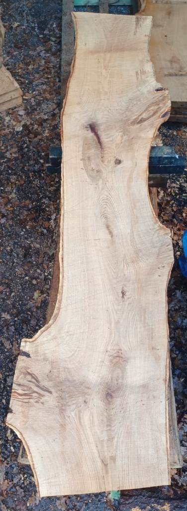 English Oak Slab Live Edge Waney Air Dried Hardwood Timber 032/8